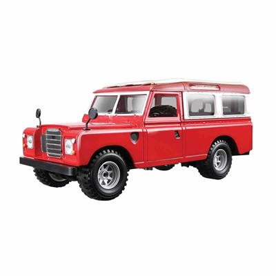 22063 Land Rover Series II Model Araba 1:24 Kırmızı -