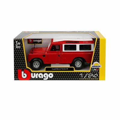 22063 Land Rover Series II Model Araba 1:24 Kırmızı -