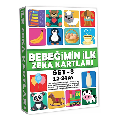2212 Eğitici Kartlar 12-24 Ay Zeka Kartları