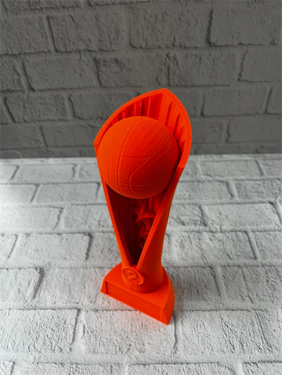 23cm Turuncu Basketbol Kupa Biblo Modern Ödül Dekor Ürünü
