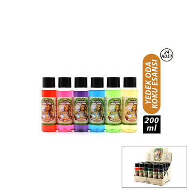 24 Adet 200ml Mix Oda Kokusu Yedek Esans Bx40