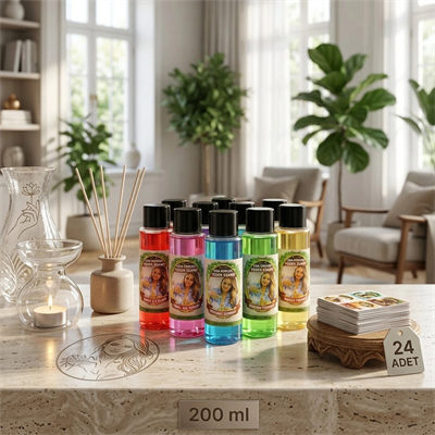 24 Adet 200ml Mix Oda Kokusu Yedek Esans Bx40