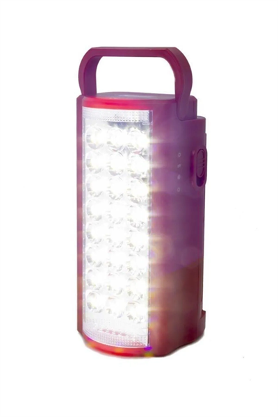 24 Büyük Ledli 80 Saat Yanan Powerbank Özellikli Akülü Led Işıldak