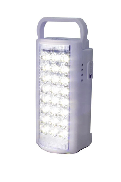 24 Büyük Ledli 80 Saat Yanan Powerbank Özellikli Akülü Led Işıldak