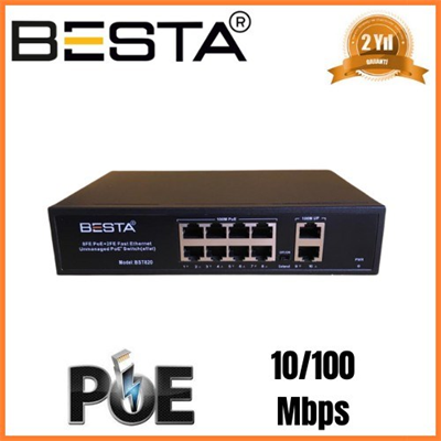 24 PORT GİGABİT POE SWİTCH 10/100/1000 Mbps BST2422G