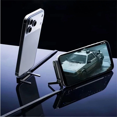 240w Hızlı Şarj Destekli Katlanabilir Telefon Standlı Örgülü Type-c To Type-c Şarj Kablosu Bx40