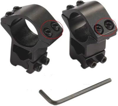 25.4mm Dürbün İçin 11mm Yüksek Havalı Ayağı