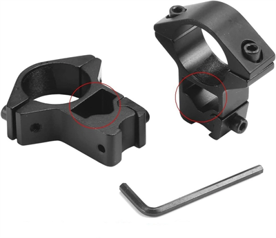 25.4mm Dürbün İçin 11mm Yüksek Havalı Ayağı