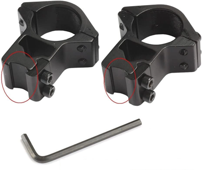 25.4mm Dürbün İçin 11mm Yüksek Havalı Ayağı