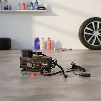 250 PSI Oto Hava Kompresörü - 220V ve 12V Uyumlu Yol Yardım Lastik Şişirme Pompası