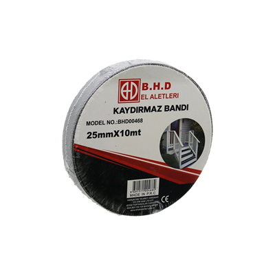 25mm X 10mt Kaydırmaz Siyah Bant Bx40