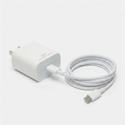 25w Hızlı Şarj Adaptörü Usb-c To Type-c Kablolu – Pd Destekli, Süper Hızlı Şarj Cihazı Bx40