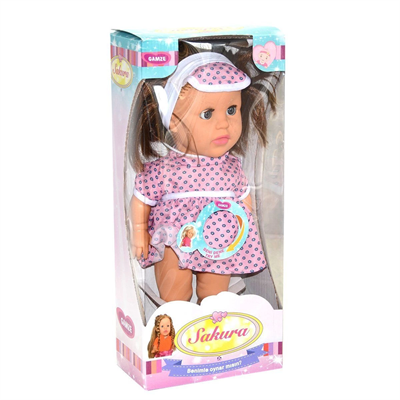 2671 Gamze, Oynar Gözlü Konuşan Sakura Bebek - 1  Adet Stokta Olan Gönderilir
