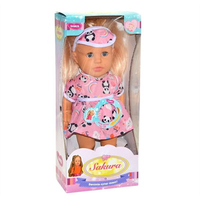 2671 Gamze, Oynar Gözlü Konuşan Sakura Bebek - 1  Adet Stokta Olan Gönderilir