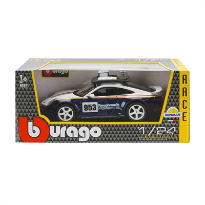 28029 Burago 1:24 Porsche 911 Dakar Model Araba -