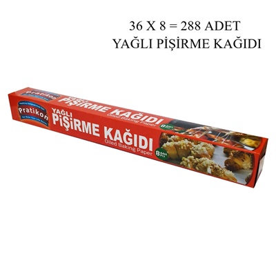288 Adet Yağlı Pişirme Kağıt Bx40