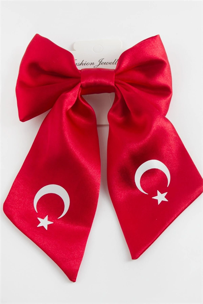 29 Ekim Ay Yıldızlı Fiyong Otomatik Toka