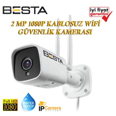 2MP DIŞ MEKAN WİRELESS KABLOSUZ GÜVENLİK KAMERASI WF60