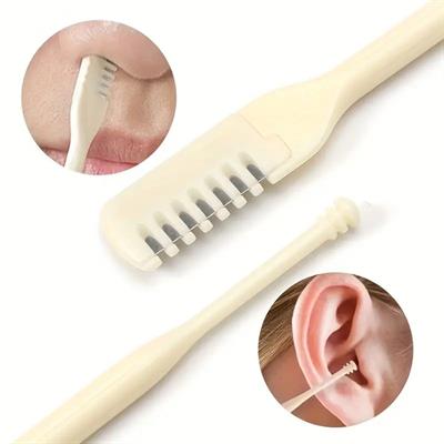 2'Si Bir Arada 2 Parça Kutulu Burun Kıl Alma ve Kulak Temizleme Aparatı (3936)