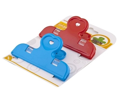 2'li Pratik Torba Paket Ve Poşet Kapatıcı Kilitli Klips Mandal Bx40