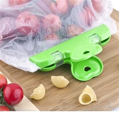 2'li Pratik Torba Paket Ve Poşet Kapatıcı Kilitli Klips Mandal (3936)