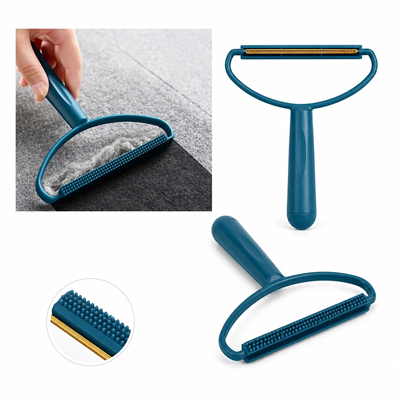 2in1 Başlı Plastik Saplı Metal Tiftik Tüy Toplama Pls.kaşıyıcı Aparat Pet Shop Bx40