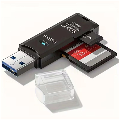 2in1 Usb 3.0  Sd Hafıza Kartı - Tf Kart Okuyucu Hub Adaptör Veri Aktarıcı