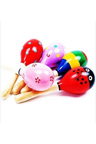 2li Ahşap Marakas Seti