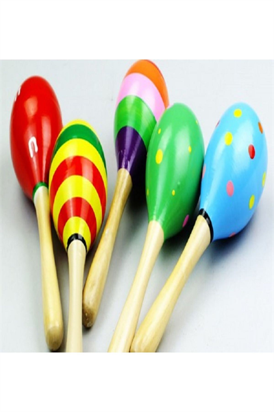 2li Ahşap Marakas Seti