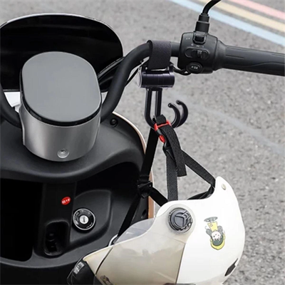 2li Bebek Arabasına Uyumlu Cırtlı  Eşya Taşıma Aparatı 360 Derece Dönebilen Plastik Kanca Bx40