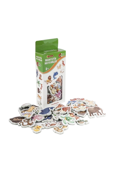 2li Buzdolabı Manyetik Hayvanlar Meyveler Ve Sebzeler Magnet - Bultak Şablonu