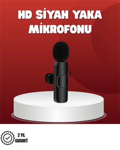 2’li Kablosuz Yaka Mikrofonu iPhone İçin Profesyonel Video Ses