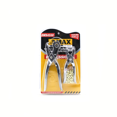 2li Set  6 Dişli Metal Kemer Delme Pensesi Perçin Pensesi Gold Perçin