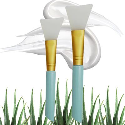 2li Silikon Temizlemesi Kolay Kullanılabilen Yüz Cilt Bakımı Maske Ve Krem Spatulası (3936)