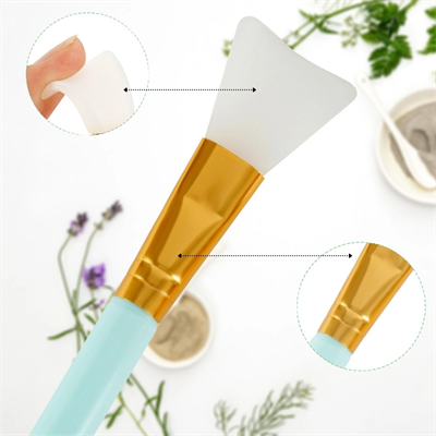2li Silikon Temizlemesi Kolay Kullanılabilen Yüz Cilt Bakımı Maske Ve Krem Spatulası Bx40