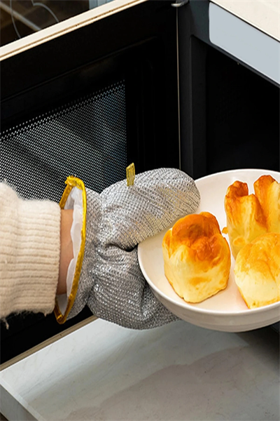 2li Telli Bulaşık Eldiveni Su Geçirmez Kir Sökücü Tava Tencere Ovma Mutfak Banyo Temizlik Eldiveni