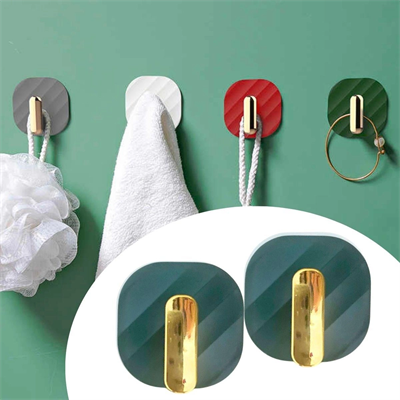 2li Yapışkanlı Retro Askılık Dolap Kapak Kulpu Yeşil Bx40