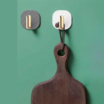 2li Yapışkanlı Retro Askılık Dolap Kapak Kulpu Gri (3936)