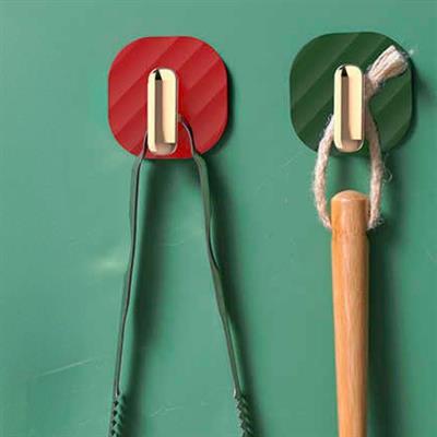 2li Yapışkanlı Retro Askılık Dolap Kapak Kulpu Yeşil (3936)