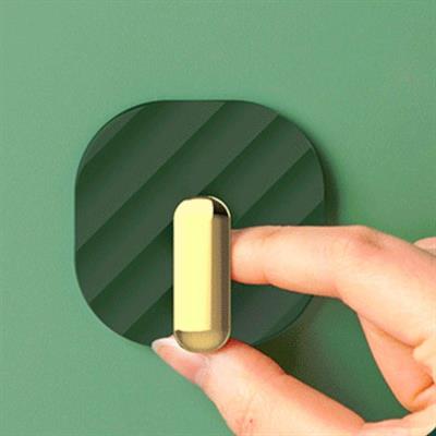 2li Yapışkanlı Retro Askılık Dolap Kapak Kulpu Yeşil (3936)