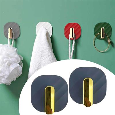 2li Yapışkanlı Retro Askılık Dolap Kapak Kulpu Gri (3936)