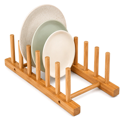 2pcs Bambu - Ahşap Tezgah Üstü Tabaklık - Bulaşıklık Bx40