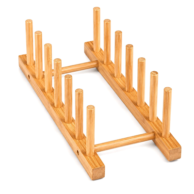 2pcs Bambu - Ahşap Tezgah Üstü Tabaklık - Bulaşıklık Bx40