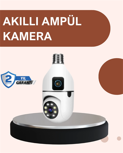 2’si 1 Arada Güvenlik Kamerası ve Sel Işığı – Kablosuz Akıllı Kamera