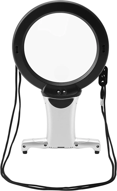 2x 6x Led Eller Serbest,boyun Asılı,dıkış,okuma İçin En Uygun Büyüteç 11b1