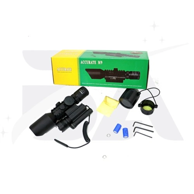 3-10x42 Zoomlu Av Dürbünü Lazer Zenon Fenerli M9