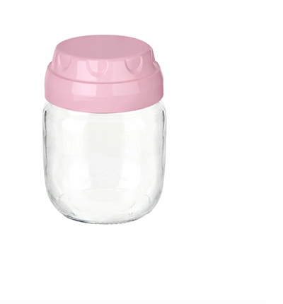 3 Adet Vintage Dekoratif Cam Kavanoz 425ml - 14,3 Oz