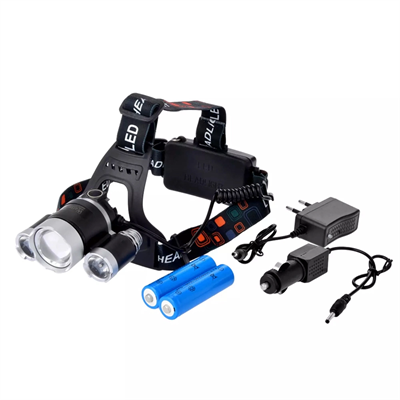 3 Başlıklı Şarjlı Kafa Feneri Wt-256