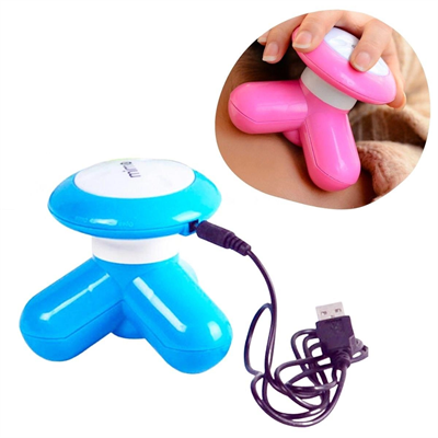 3 Başlıklı Titreşimli Usb Şarjlı Mini El Masaj Aleti Bx40