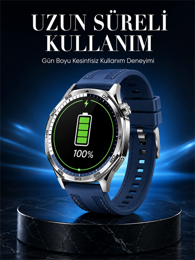 3 Değiştirilebilir Kordonlu Suya Dayanıklı Bluetooth Akıllı Saat